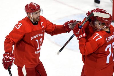 Комментарии российских хоккеистов после победы над словенией на олимпиаде