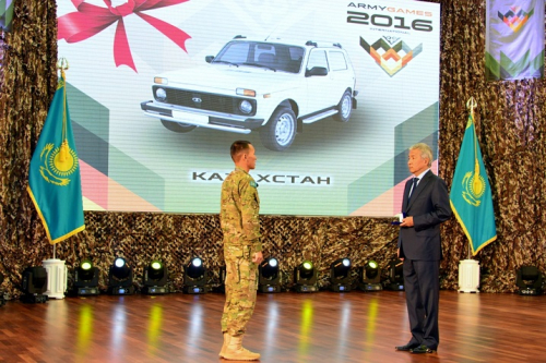 Министр обороны рк чествовал победителей конкурсов армейских международных игр-2016