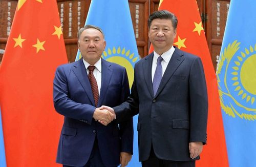 Президент казахстана встретился с председателем китайской народной республики