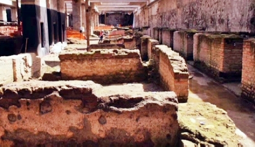 Строители метро в риме нашли античную казарму