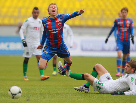 В матче 14-го тура чемпионата россии по футболу волга спаслась от поражения благодаря голу артема даниленко